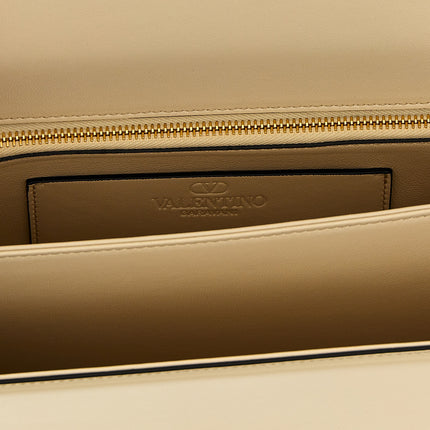 Valentino Garavani White Calfskin Shoulder Bag