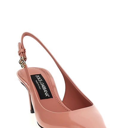 Dolce & Gabbana Multicolor Calfskin Mid Heel Pumps