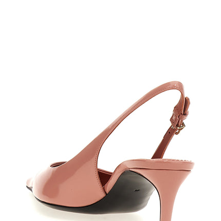 Dolce & Gabbana Multicolor Calfskin Mid Heel Pumps