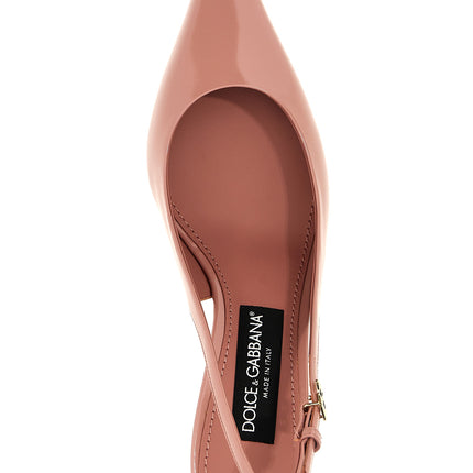 Dolce & Gabbana Multicolor Calfskin Mid Heel Pumps