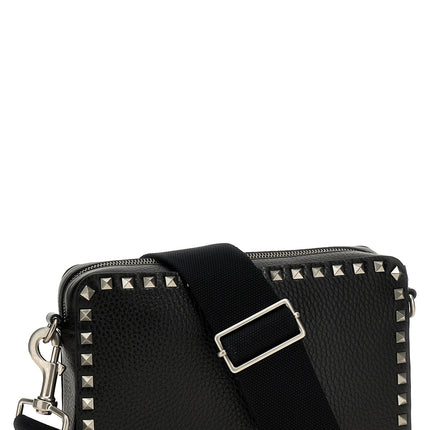 Valentino Garavani Black Calfskin Crossbody Bag