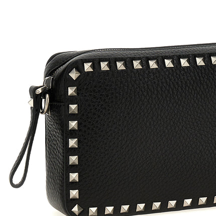 Valentino Garavani Black Calfskin Crossbody Bag