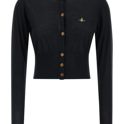 Vivienne Westwood Black Wool Cardigan