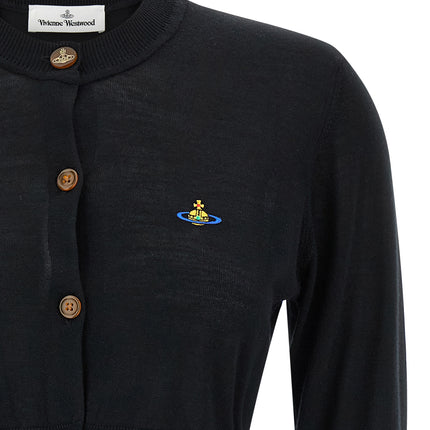 Vivienne Westwood Black Wool Cardigan