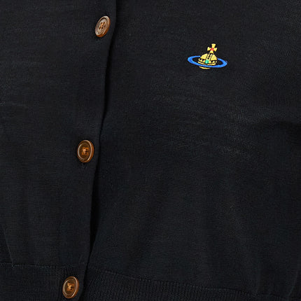 Vivienne Westwood Black Wool Cardigan