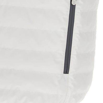 Brunello Cucinelli White Polyamide Sleeveless Jacket