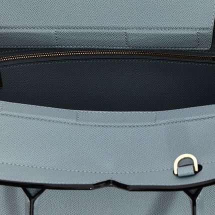 Valextra Gray Calfskin Handbag
