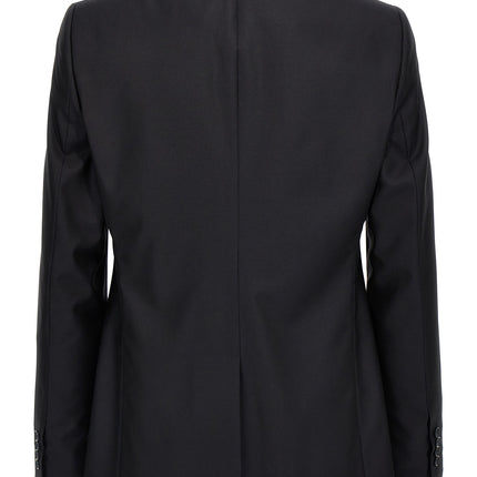 Dolce & Gabbana Blue Virgin Wool Two-Piece Suit