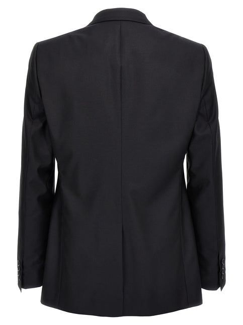 Dolce & Gabbana Blue Virgin Wool Two-Piece Suit