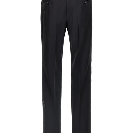 Dolce & Gabbana Blue Virgin Wool Two-Piece Suit