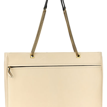 Valentino Garavani Bicolor Lamb Leather Tote Bag