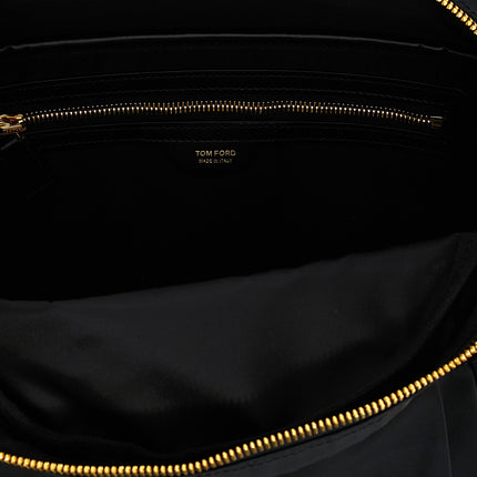 Tom Ford Black Polyester Backpack