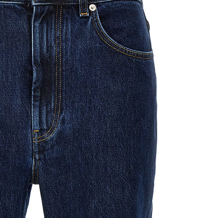 Loulou De Saison Blue Organic Cotton Straight-Leg Jeans