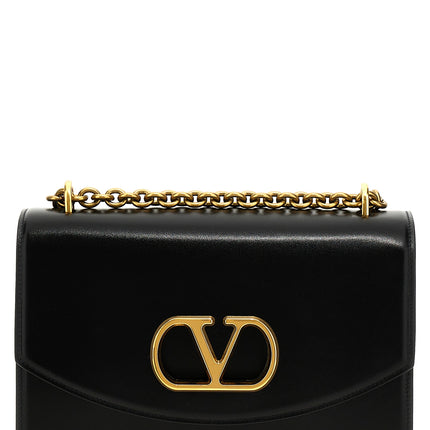 Valentino Garavani Black Calfskin Shoulder Bag