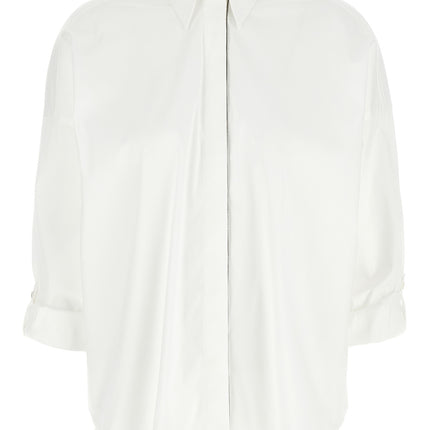 Brunello Cucinelli White Cotton Blouse