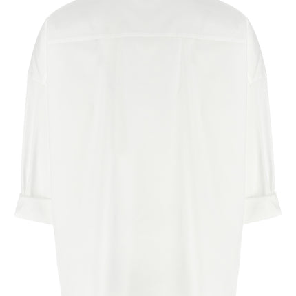 Brunello Cucinelli White Cotton Blouse