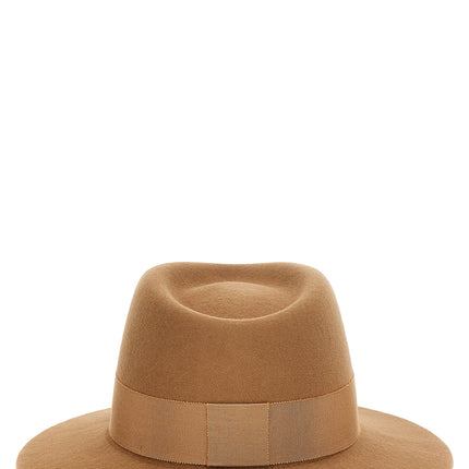Maison Michel Brown Wool Fedora