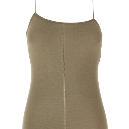 Lemaire Beige Viscose Tank Tops