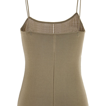 Lemaire Beige Viscose Tank Tops