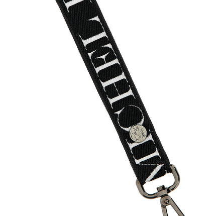 Maison Michel Bicolor Cotton Keychain