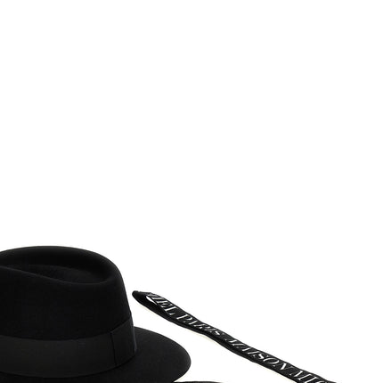 Maison Michel Bicolor Cotton Keychain