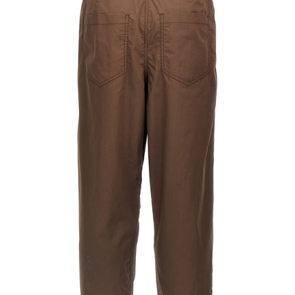 Brunello Cucinelli Brown Cotton Casual Pants