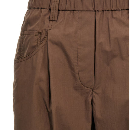 Brunello Cucinelli Brown Cotton Casual Pants