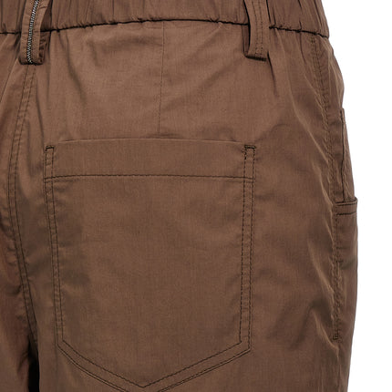 Brunello Cucinelli Brown Cotton Casual Pants