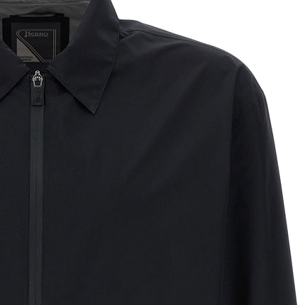 Herno Black Polyester Shell Jacket