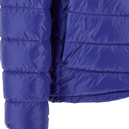Moncler Blue Polyamide Full-Length Jacket