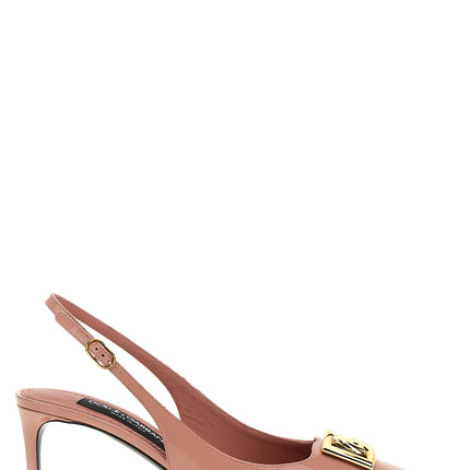 Dolce & Gabbana Multicolor Calfskin Mid Heel Pumps