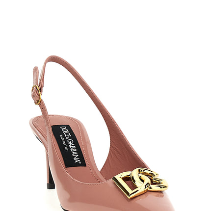Dolce & Gabbana Multicolor Calfskin Mid Heel Pumps
