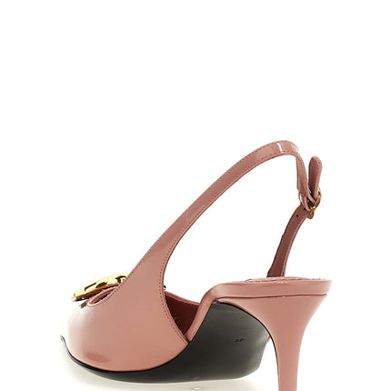 Dolce & Gabbana Multicolor Calfskin Mid Heel Pumps
