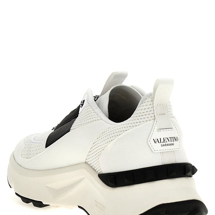Valentino Garavani Bicolor Calfskin Athletic Sneakers