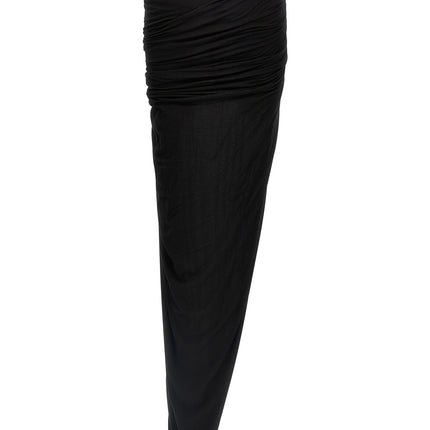 DRKSHDW Black Cotton Mini Skirt