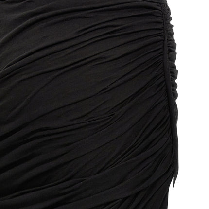 DRKSHDW Black Cotton Mini Skirt