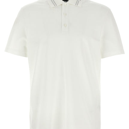 Versace White Cotton Polo Shirt