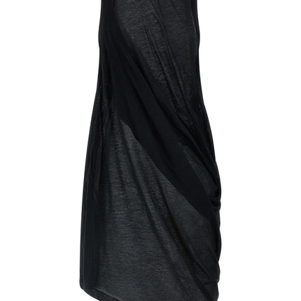 Rick Owens Black Cotton Casual Dress