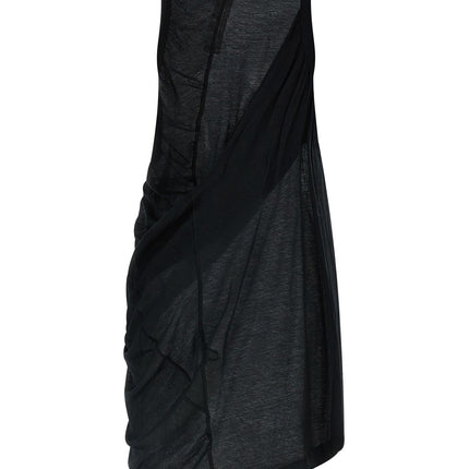 Rick Owens Black Cotton Casual Dress