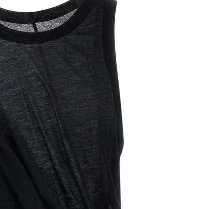Rick Owens Black Cotton Casual Dress