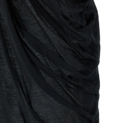 Rick Owens Black Cotton Casual Dress