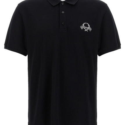 Moschino Black Cotton Polo Shirt