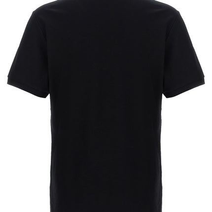 Moschino Black Cotton Polo Shirt