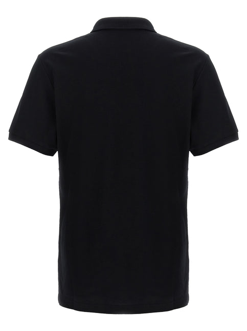 Moschino Black Cotton Polo Shirt