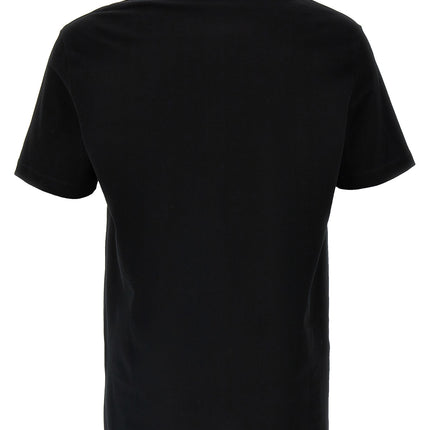 Versace Black Cotton Polo Shirt