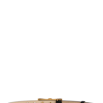 Versace Black Calfskin Regular Belt