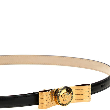Versace Black Calfskin Regular Belt