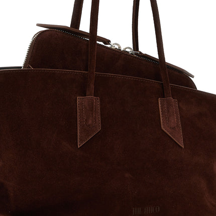The Attico Brown Calfskin Shoulder Bag