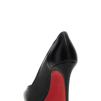 Christian Louboutin Black Napa Leather / Calf Bos Taurus High Heel Pumps