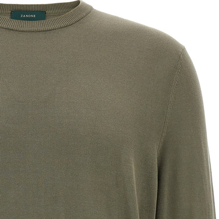 ZANONE Bicolor Cotton Cardigan